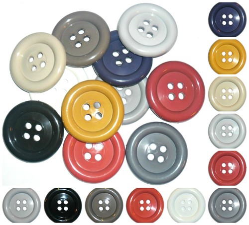 Oversized large clown buttons - clown,