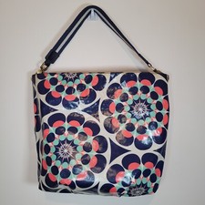 Boden PVC Coated Bag Shoulder Strap Patterned Retro