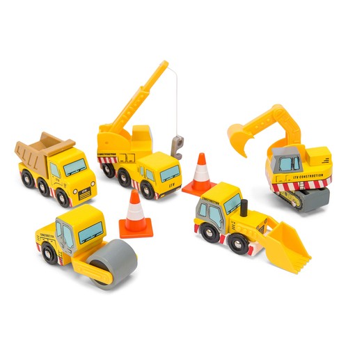 Toy van wooden - le,