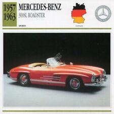 1957-1963 MERCEDES BENZ 300SL Roadster Sports Classic Car Photo/Info Maxi Card