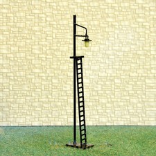 6 pcs HO / OO gauge LED made Yard Lights Lampposts + resistor & cover  #R42-11