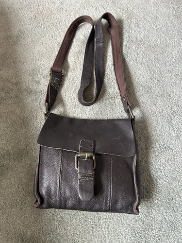 Fat face leather crossbody bag - fat,