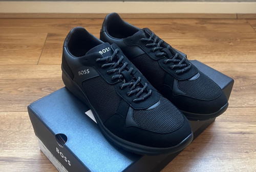 Trainers mens boss black - trainers,