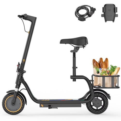 Electric scooter with seat - scooter,