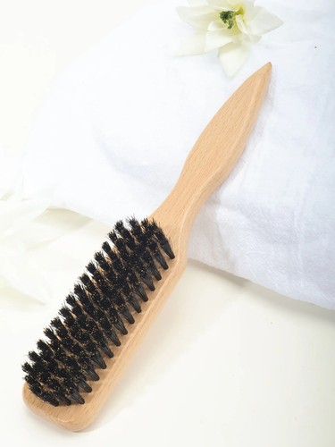 Boar bristle slick back hair - boar,
