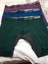 3 Pairs Mens Step One Boxers Size 3XL New Without Tags