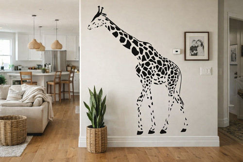 Giraffe animal safari vinyl - safari,