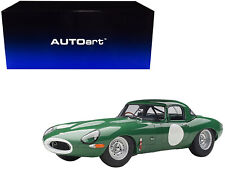Jaguar Lightweight E Type Roadster RHD Dark Green 1/18 Model by Autoart