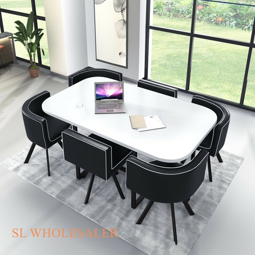 White wooden dining table - ,