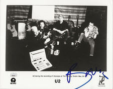 Bono of U2 REAL hand SIGNED