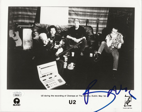 Bono real hand signed - bono,