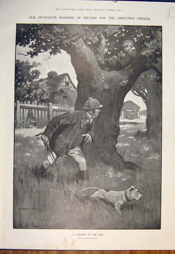 Old antique print history - old,