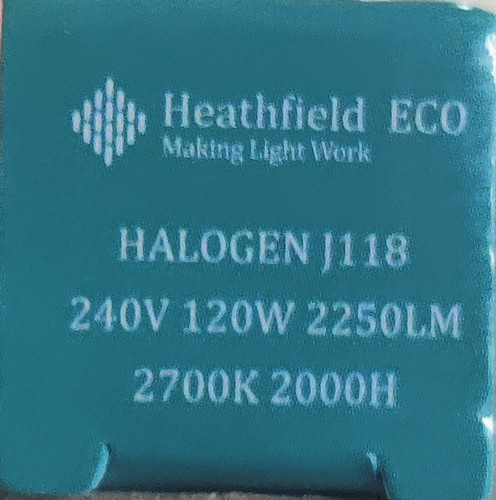 One bulb r7s 120w - -, 200w