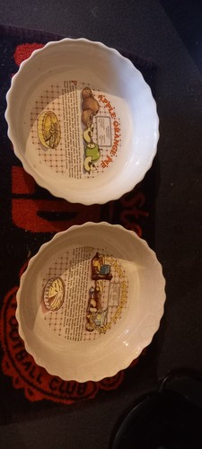 Vintage 1980s ceramic - flan, or