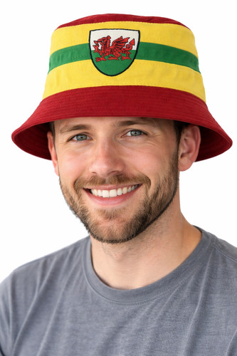Welsh bucket hat football yma - welsh,