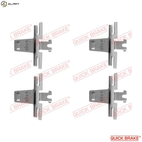 Accessory kit disc brake pad - accessory,