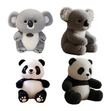 Cartoon Koala Panda Plush Stuffing Animal Soft Toy Kids Gift Home Accent Decors