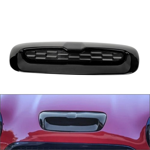 Black front hood air intake - hood,