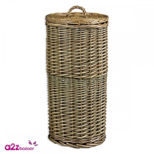 Round brown toilet roll - round,