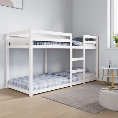 Modern wooden bunk bed frame - bunk,