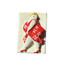 Small trinket box hand-painted