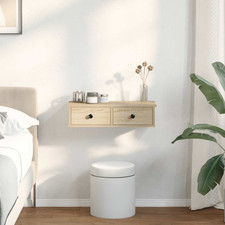 Wall-mounted 2 Drawer Shelf