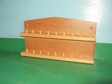 18pc Wooden Thimble Display Rack ( Pine ) ( huge range - see listing )