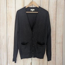 Christiano Baldinucci Black Cardigan Marl Buttoned || Medium || Missing Button