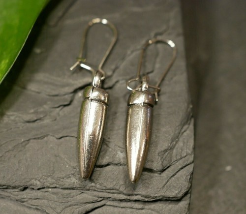 Silver tone earrings - tone,