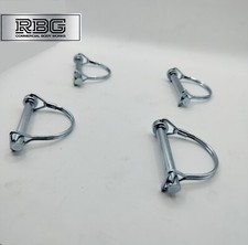 4x D Lock Pins - 10X70MM Wire