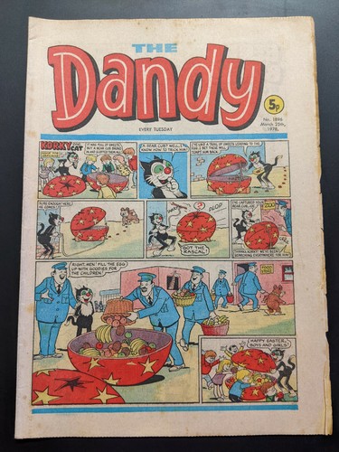 Dandy comic 1896 march - comic,