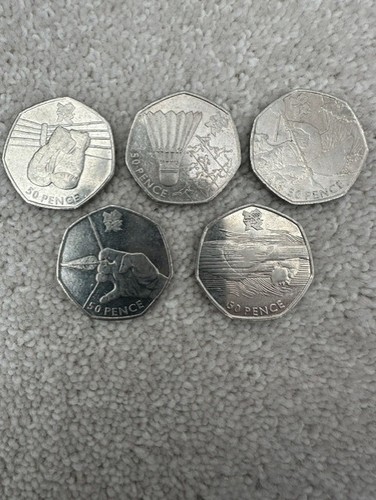 Olympic 50p coins london - 5,