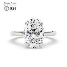 Oval Diamond Engagement Ring