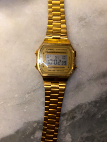 Casio a160 illuminator - casio, gold