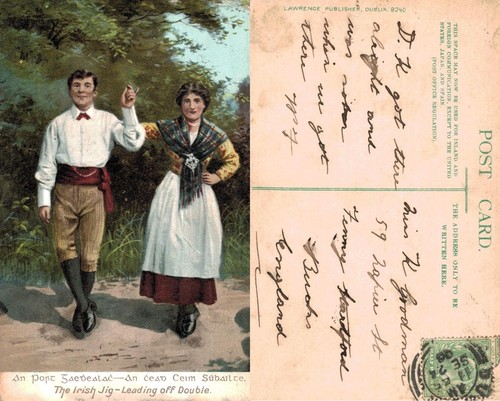 Vintage postcard the - the, irish