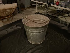 Vintage 10” Galvanized Metal