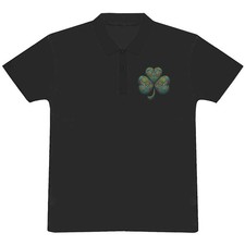 'Celtic Irish Shamrock' Adult Polo Shirt / T-Shirt (PL058382)