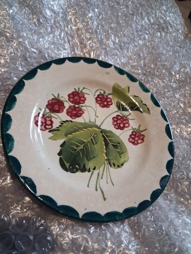 Wemyss ware plate - wemyss,