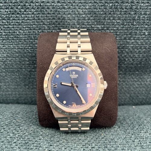 Tudor royal day date blue - date,