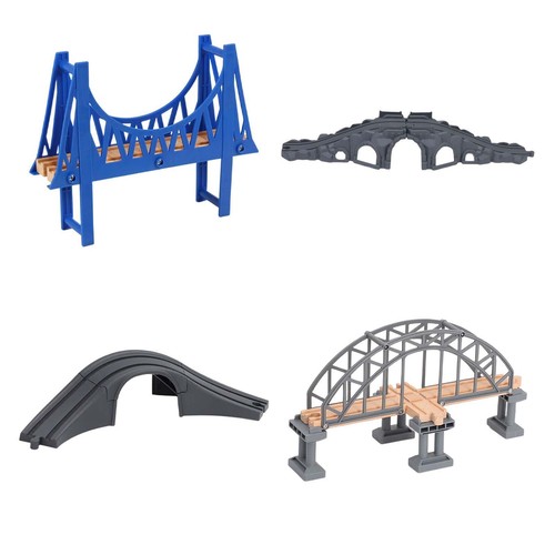 Train track bridge railway - train,