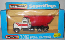 MATCHBOX SUPER KINGS K-105  PETERBILT TIPPERTRUCK  MINT/PERFECT MIB