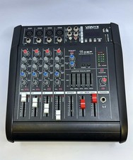 Vonyx AM5A 5 Channel Powered Mixer with DSP & Bluetooth Live Sound PA 1000W