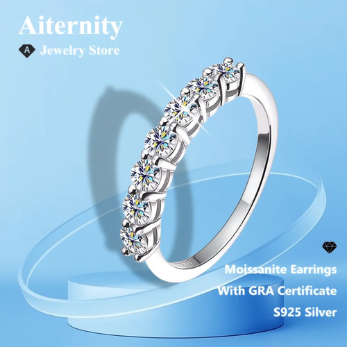 925 sterling silver moissanite - sterling,