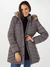 Centigrade Faux Down Coat With