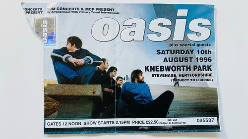 Oasis knebworth park concert - oasis,