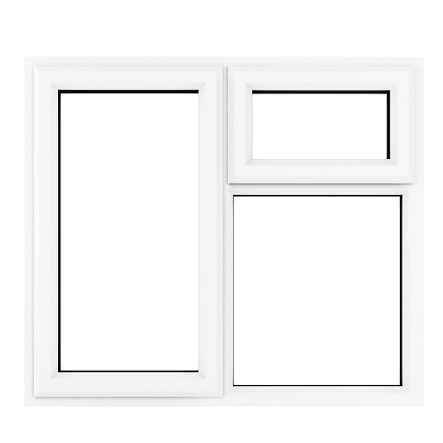 Pvc double glazed window glass - double,
