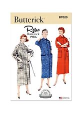 Butterick Retro 1950s SEWING PATTERN B7020 Misses Box Coat 10-18 Or 18-26
