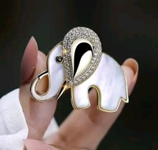 Elegant Rhinestone Elephant