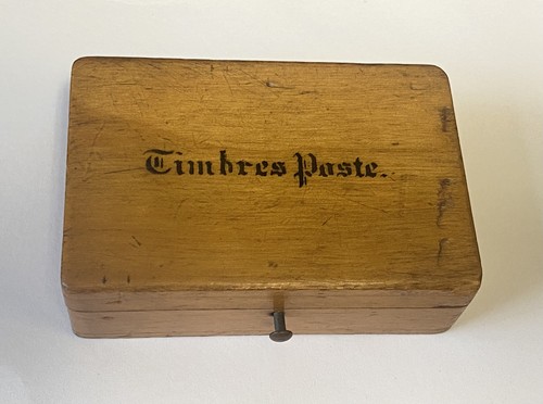 Vintage french wooden postage - french,