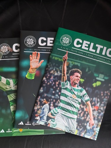 Celtic home programmes 2025 - programmes, 2025-26